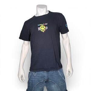 Brooklyn Cloth All Day Drip Melty Smiley Face Graphic T-Shirt